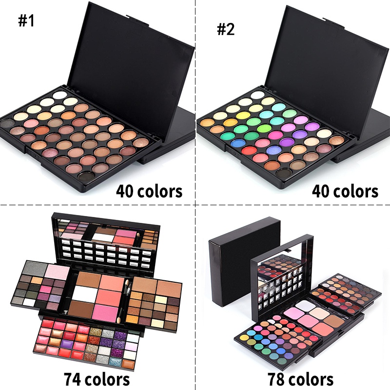 Eyeshadow Glitter Pigment - 40/74/78 Colors Glitter Eyeshadow Palette Matte
