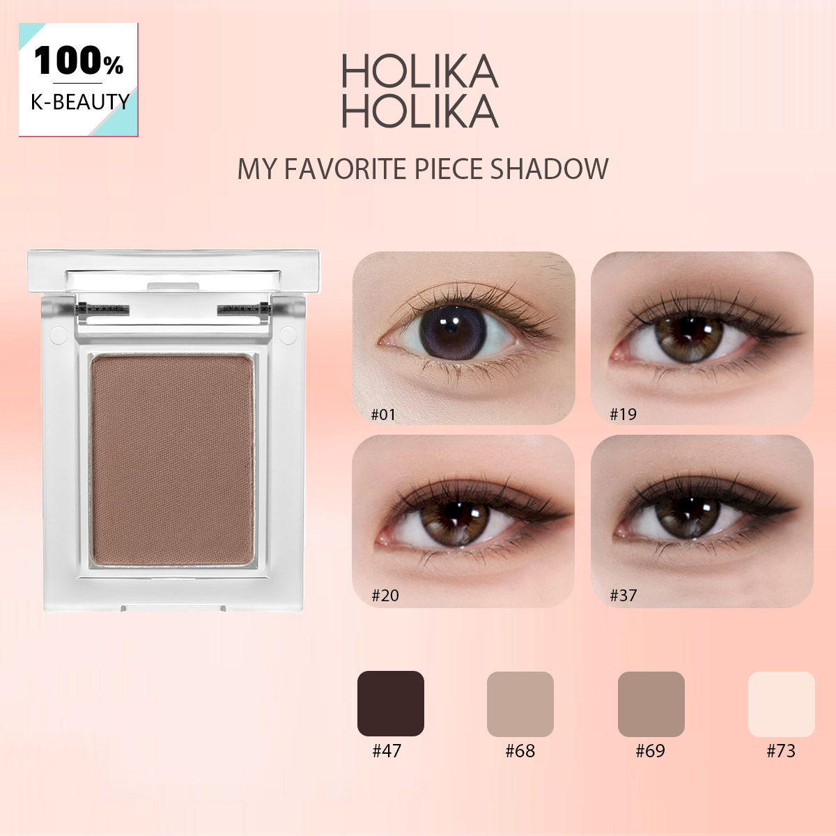 Eyeshadow Glitter Pigment - HOLIKA My Favorite Piece Shadow-8 Shades,