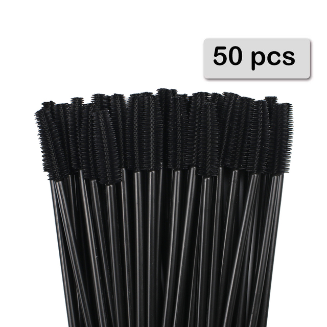 Beauty Makeup Women - 50pcs Silicone Mascara Wands Applicator Disposable