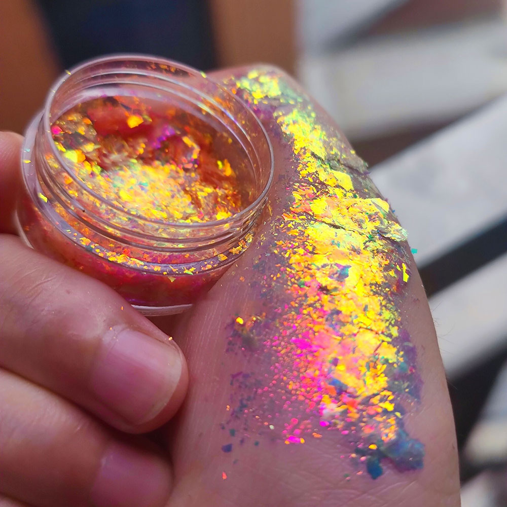 Sparkly Chameleon Nail Opal Fl - Eyeshadow Glitter Pigment ulasan dan harga