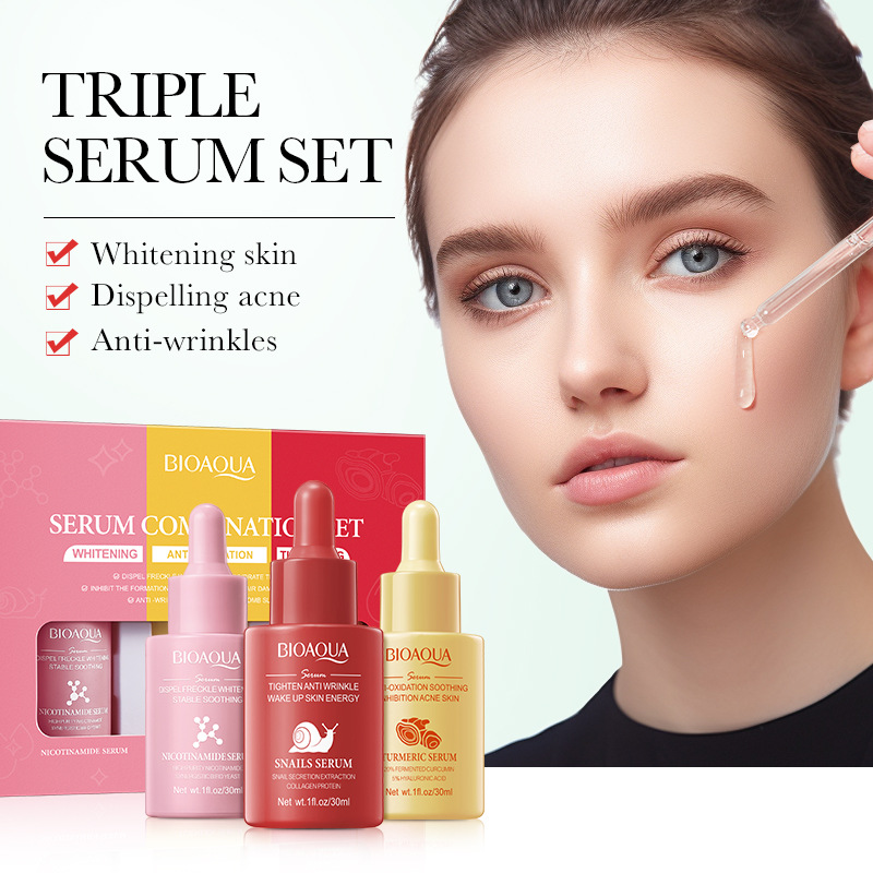 3pcs/set BIOAQUA Vitamin C Ret - Vitamin C Serum Face ulasan dan harga