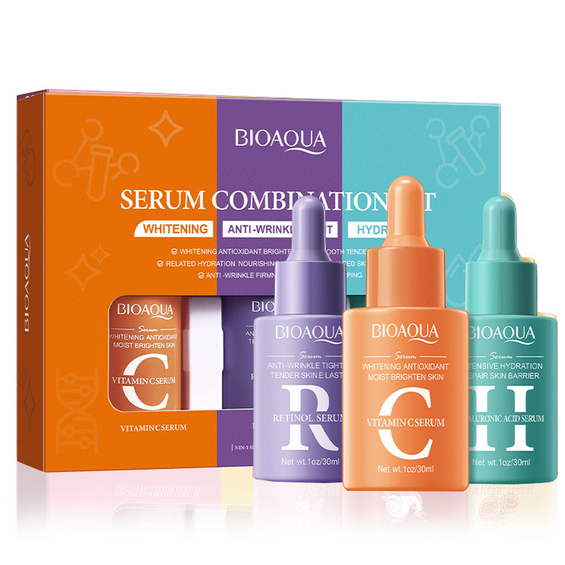 3pcs/set BIOAQUA Vitamin C Ret - Vitamin C Serum Face ulasan dan harga