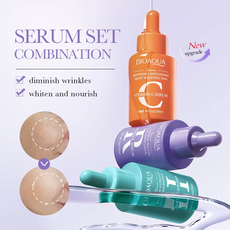 3pcs/set BIOAQUA Vitamin C Ret - Vitamin C Serum Face ulasan dan harga