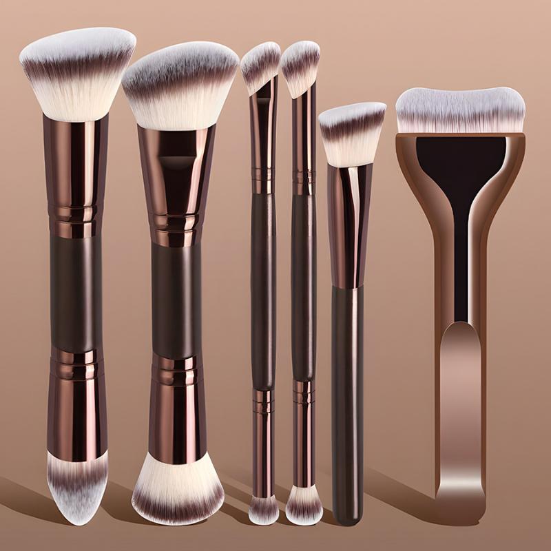 Double Head Face Makeup Brush  - Ms Beauty Makeup ulasan dan harga