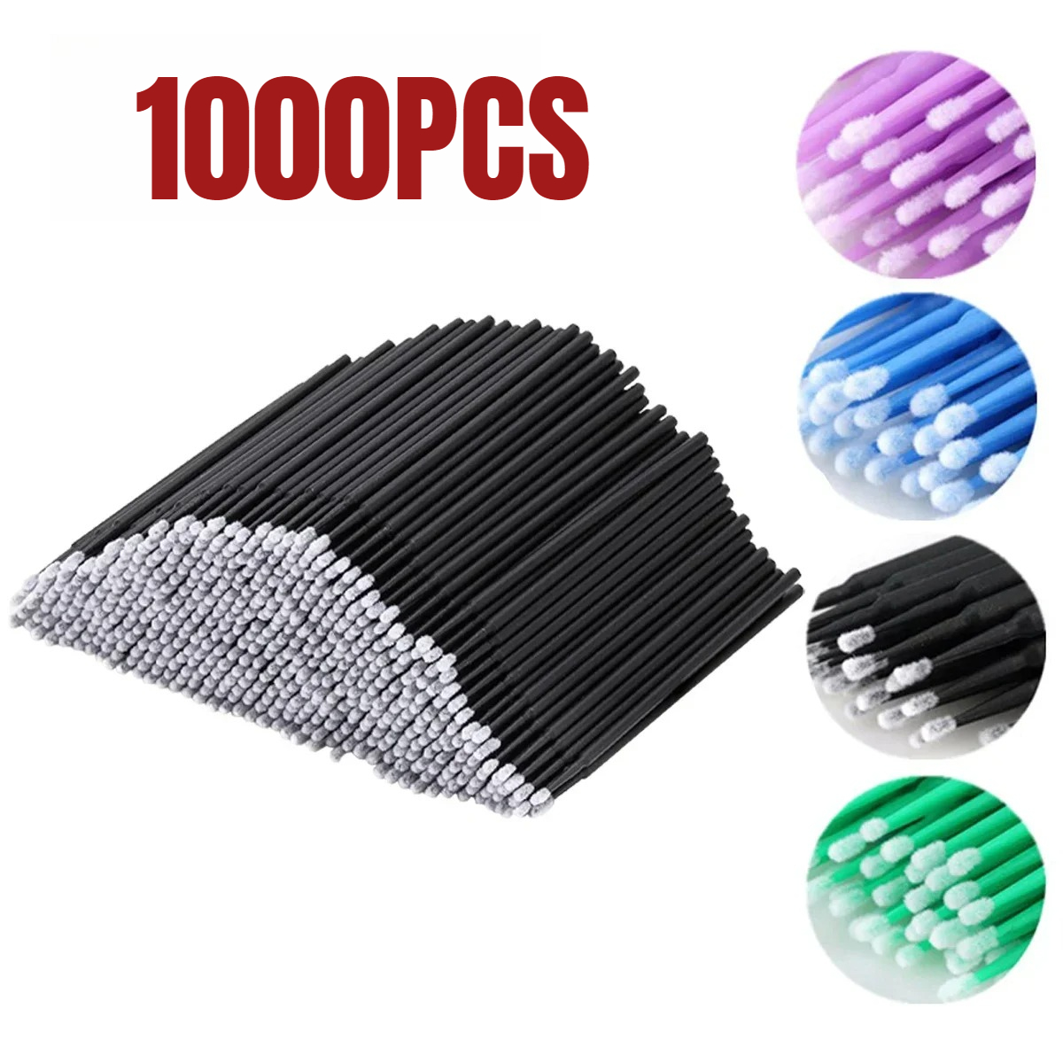 1000/500PCS Eyelash Cleaning B - Beauty Makeup Brands ulasan dan harga