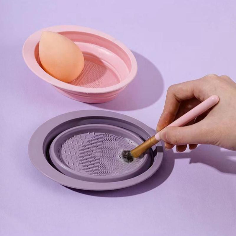Folding Powder Puff Cleaning B - Beauty Makeup Brands ulasan dan harga
