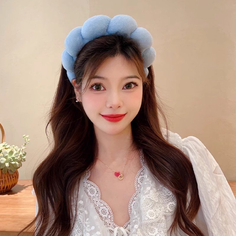 Retro Puffy Hair Band Sponge H - Beauty Makeup Women ulasan dan harga