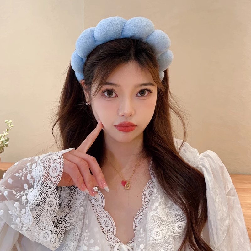 Retro Puffy Hair Band Sponge H - Beauty Makeup Women ulasan dan harga
