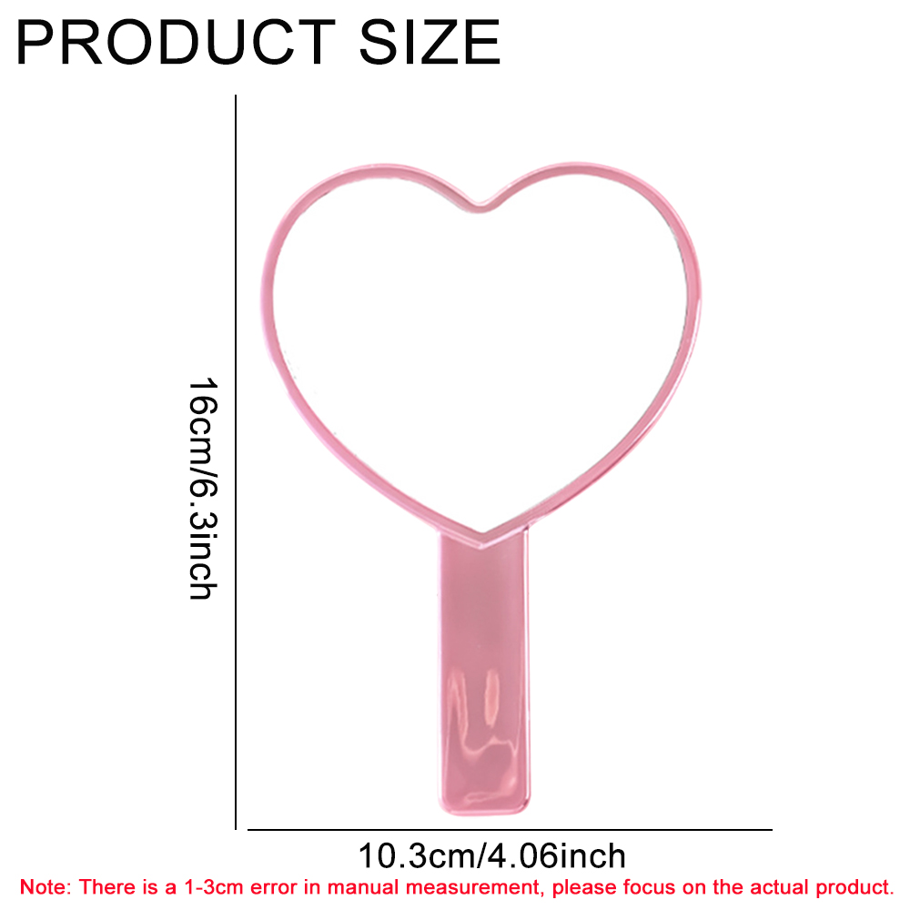 1pc Handheld Makeup Mirror Ele - Beauty Makeup Women ulasan dan harga