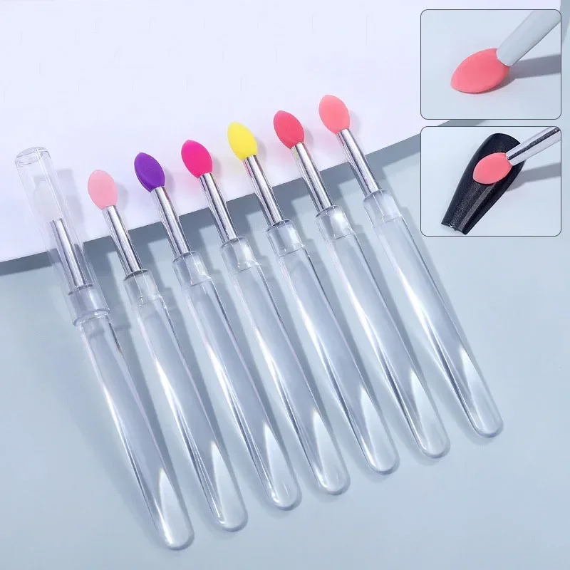 3/5/10pcs Nail Art Silicone St - Eyeshadow Glitter Pigment ulasan dan harga