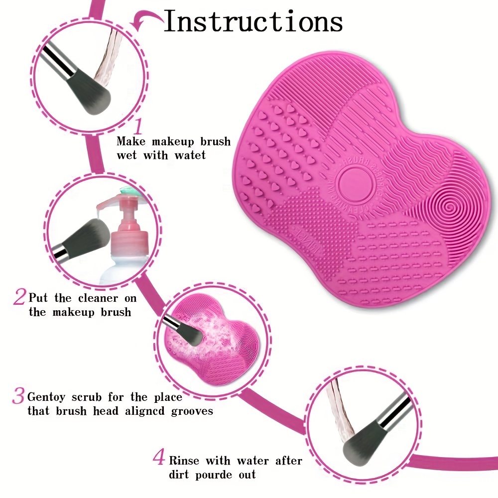 1Pc Silicone Apple-Shaped Make - Beauty Makeup Brands ulasan dan harga