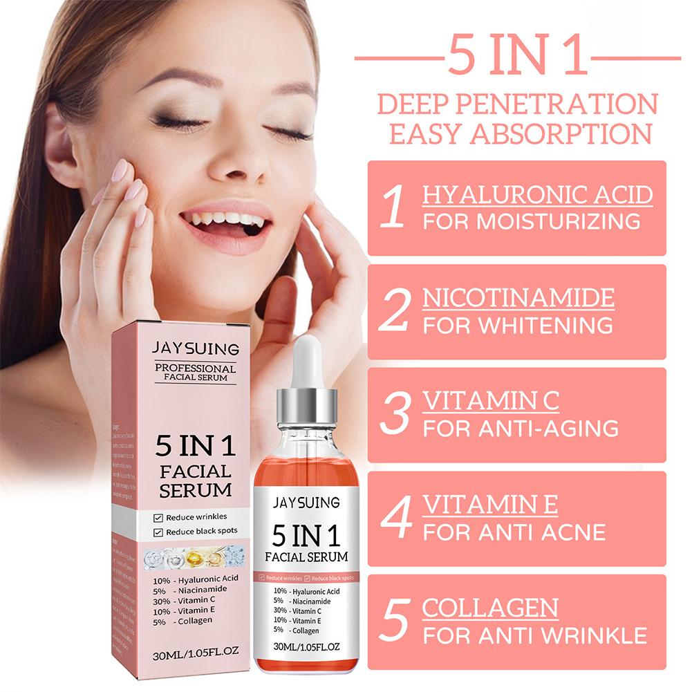 5 In 1 Face Serum Vitamin C Mo - Vitamin C Serum Face ulasan dan harga