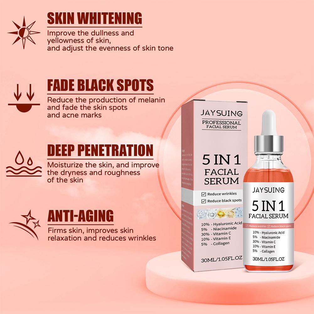 5 In 1 Face Serum Vitamin C Mo - Vitamin C Serum Face ulasan dan harga