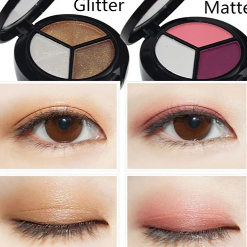 3 Colors Waterproof Glitter Ey - Eyeshadow Glitter Pigment ulasan dan harga