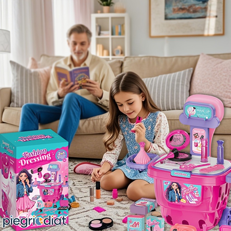 36Pcs Kids Pretend Makeup Play - Ms Beauty Makeup ulasan dan harga