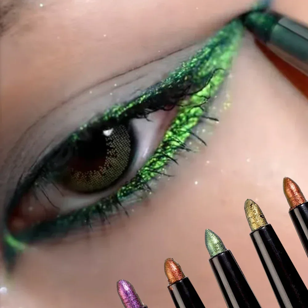 Multi Chrome Eye Liner Pen Las - Eyeshadow Glitter Pigment ulasan dan harga