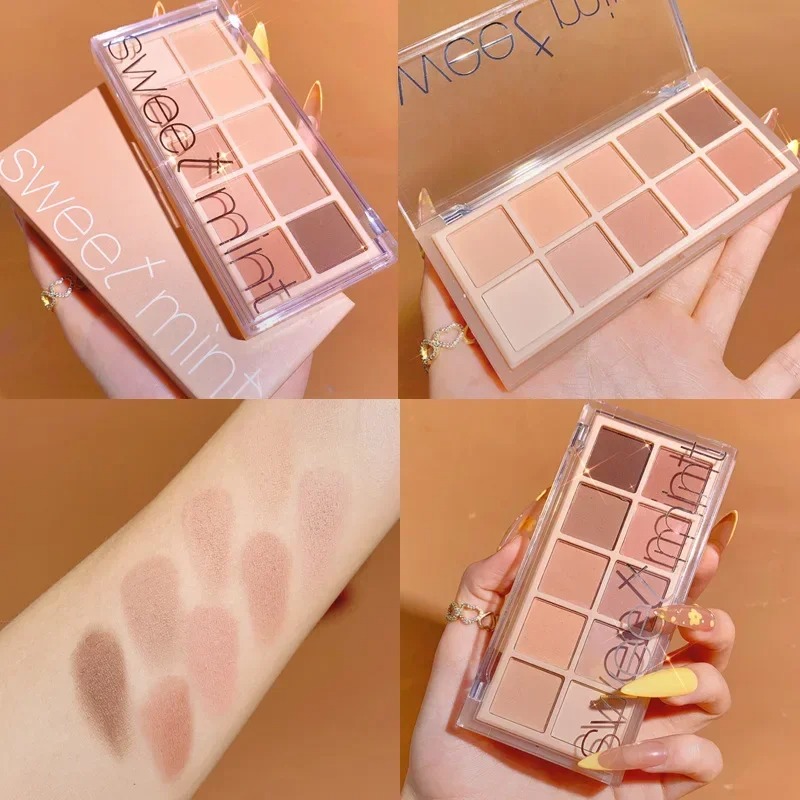 10 Color Eyeshadow Palette Mat - Eyeshadow Glitter Pigment ulasan dan harga
