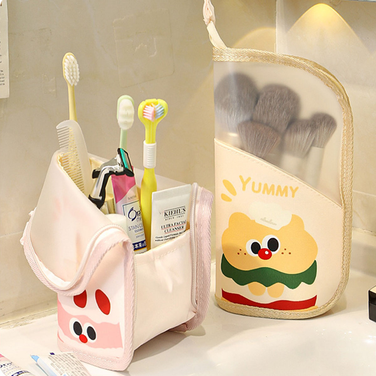 1Pcs Cosmetic Bag Travel Stand - Beauty For You Makeup ulasan dan harga