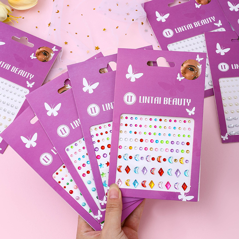 Hot Selling Face Gems Stickers - Beauty For You Makeup ulasan dan harga
