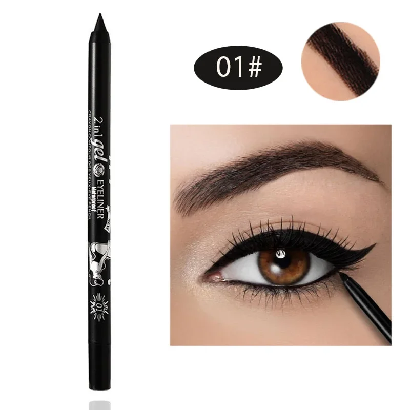 2 in1 Matte Eyeliner Lip Liner - Eyeshadow Glitter Pigment ulasan dan harga