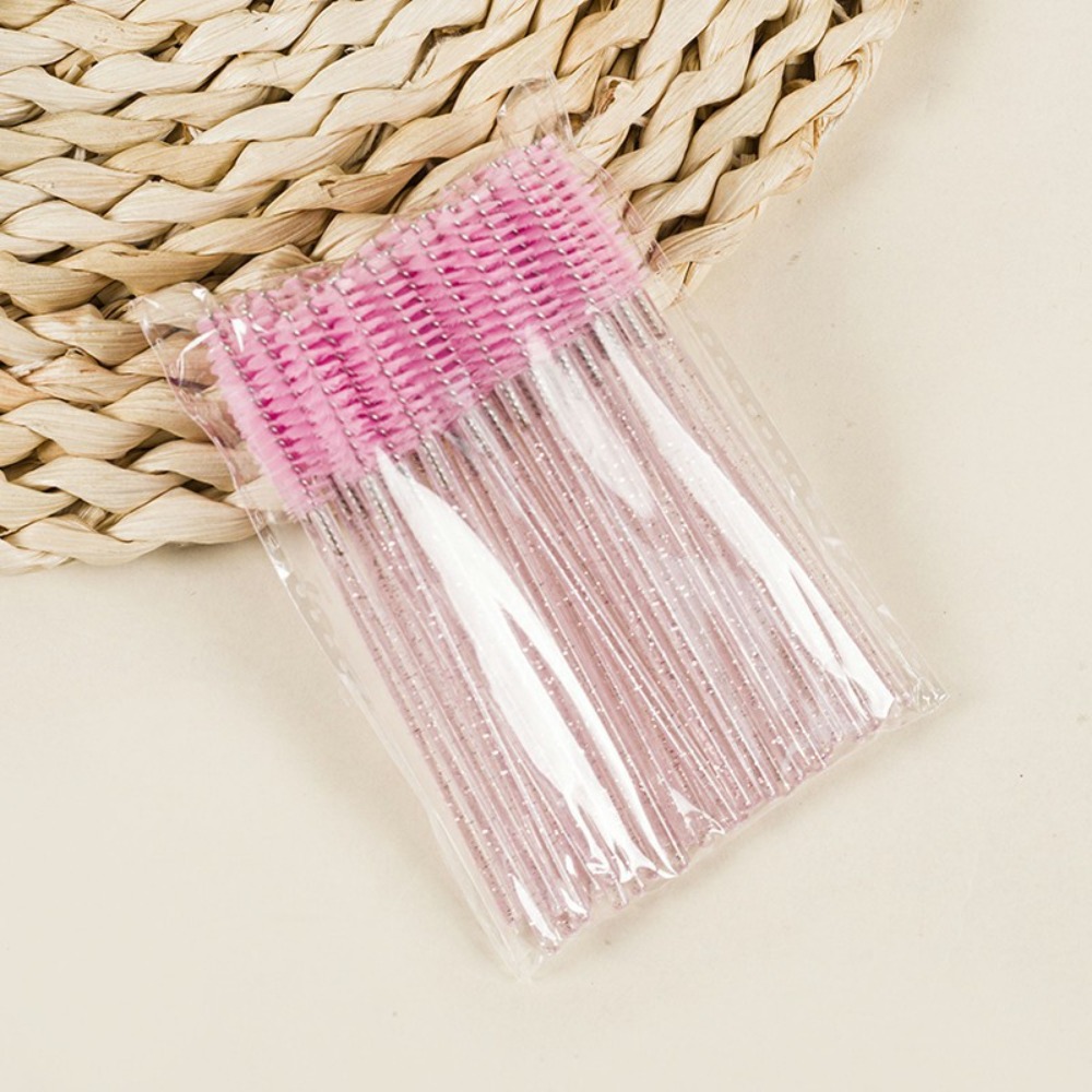 50-100PCS Crystal Eyelash Brus - Beauty Makeup Brands ulasan dan harga