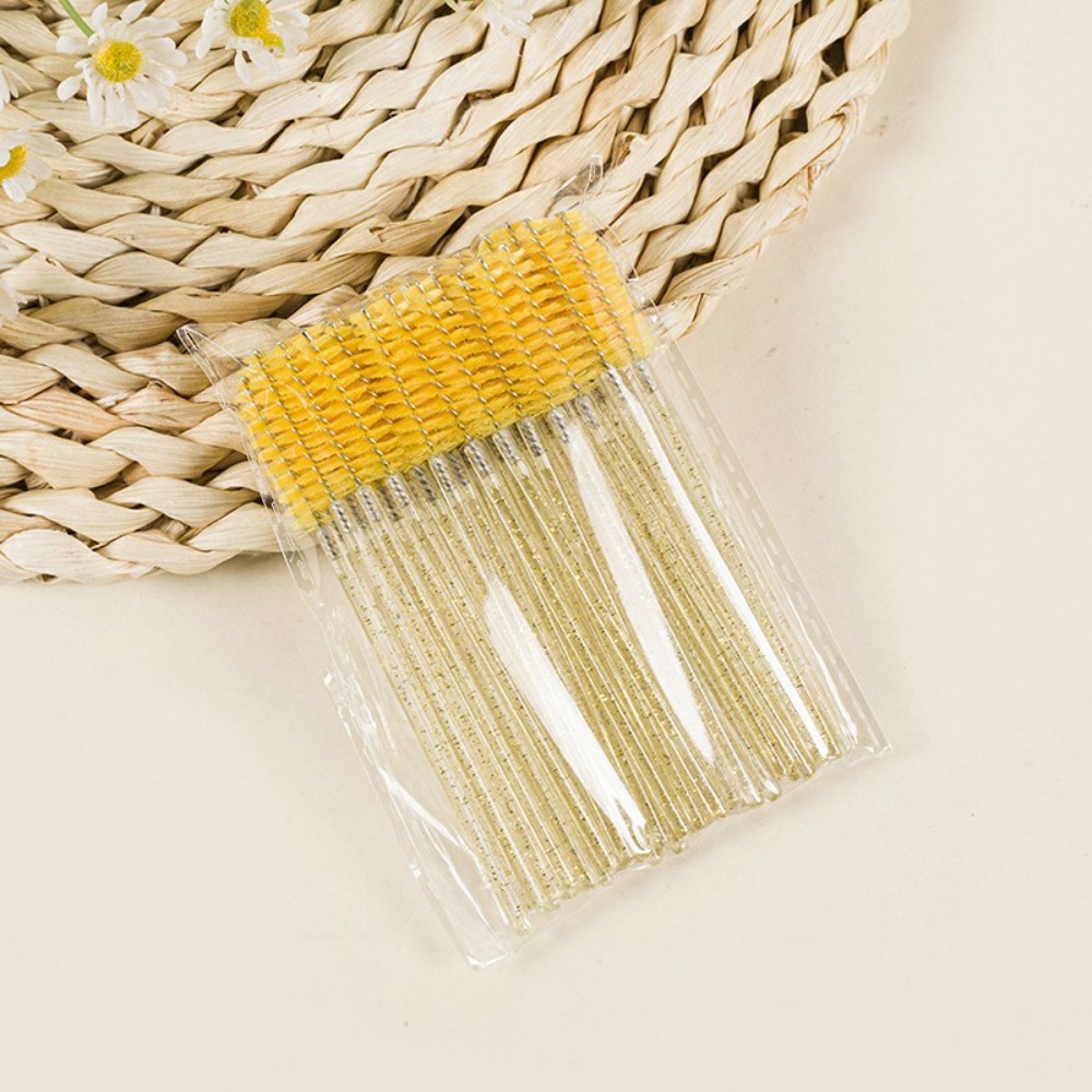 50-100PCS Crystal Eyelash Brus - Beauty Makeup Brands ulasan dan harga