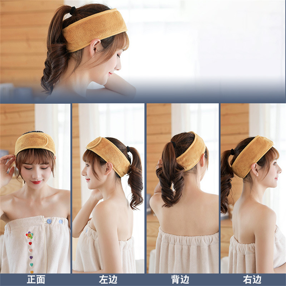 Adjustable Wide Hairband Yoga  - Beauty Makeup Women ulasan dan harga