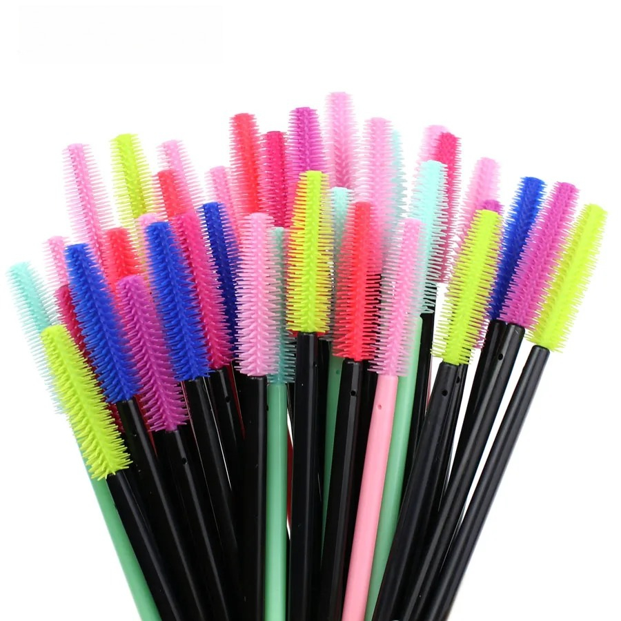 50pcs Silicone Mascara Wands A - Beauty Makeup Women ulasan dan harga