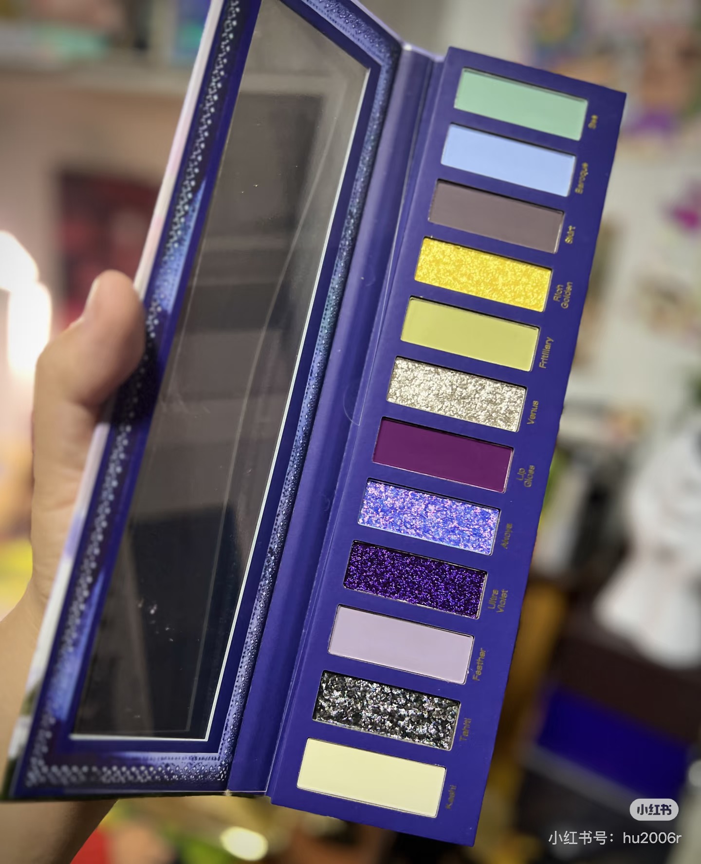 Narimi Purple Chameleon 14 Col - Eyeshadow Glitter Pigment ulasan dan harga